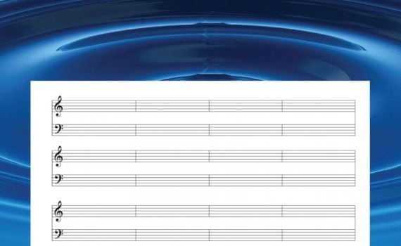 Free Piano Manuscript Paper