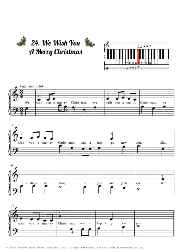 Beginner Sheet Music Piano Christmas - Best Music Sheet