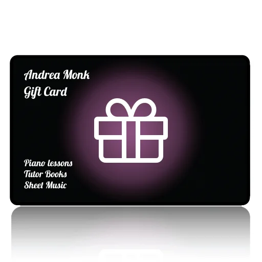 Andrea Monk sheet music Gift Card
